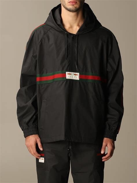 gucci nylon jacket black|Gucci jacket prices.